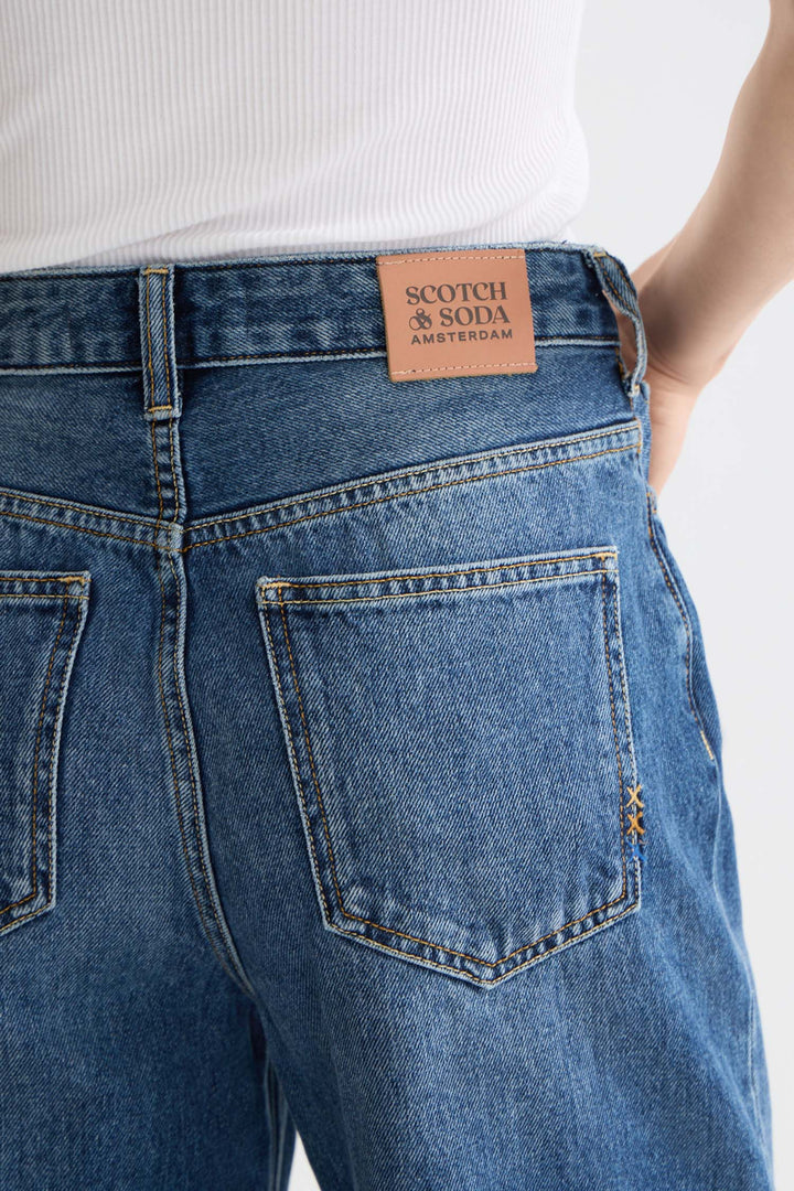 Core Ripple Straight Jeans in Absolute Blue