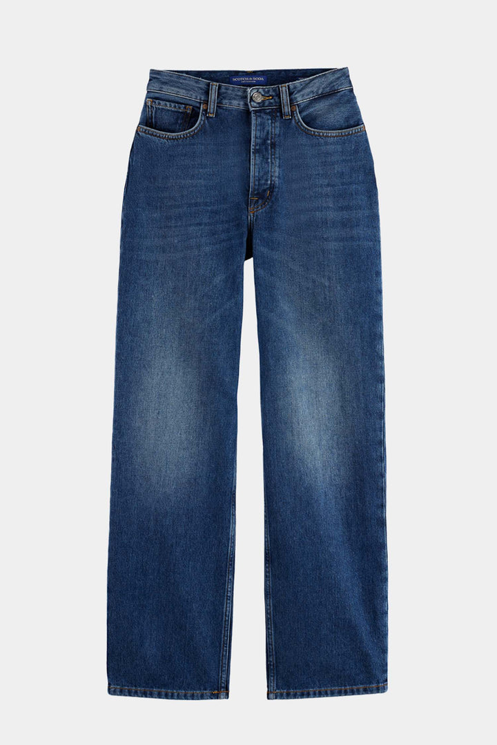 Core Ripple Straight Jeans in Absolute Blue