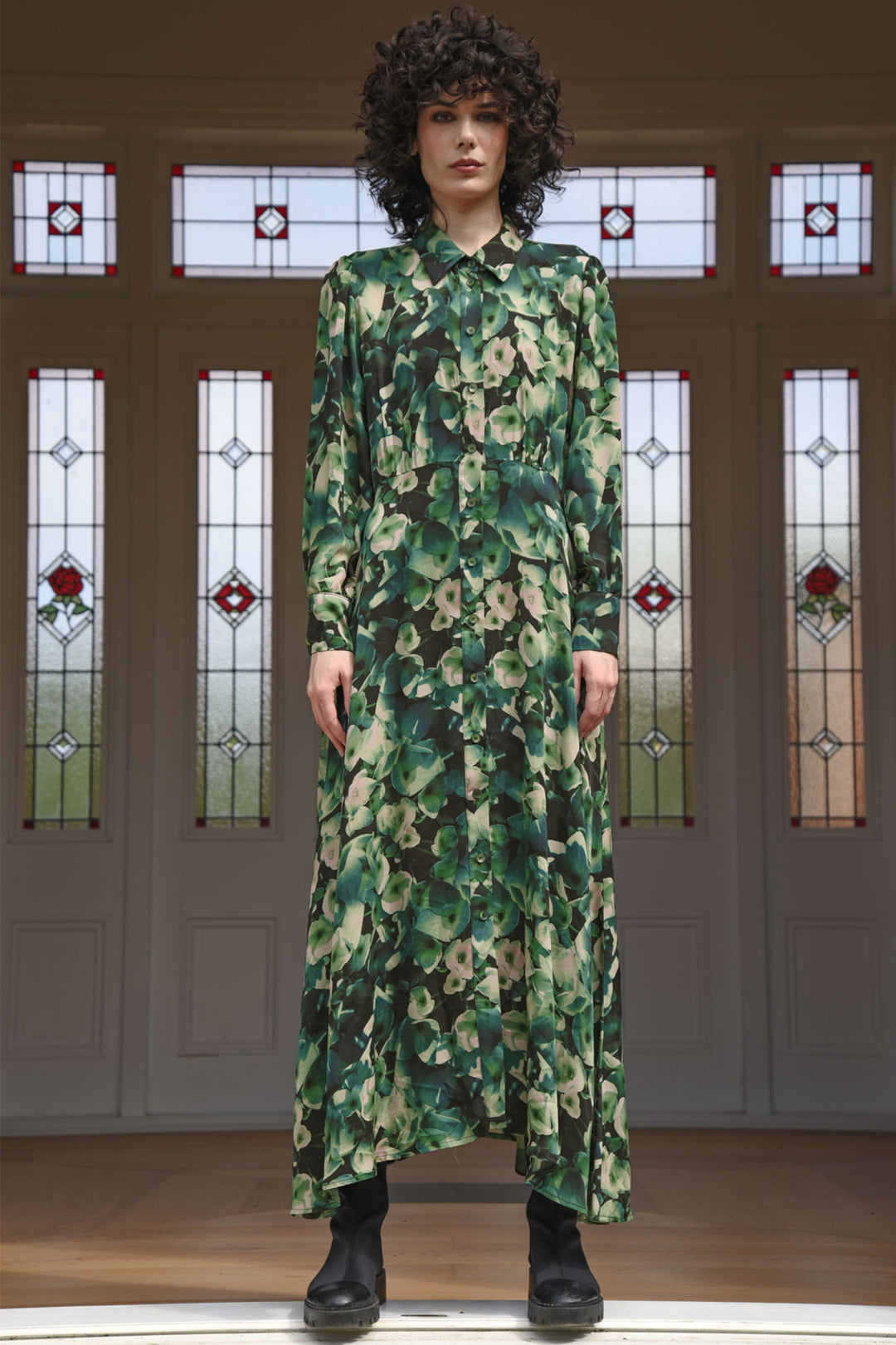 Next Level Dress in Green