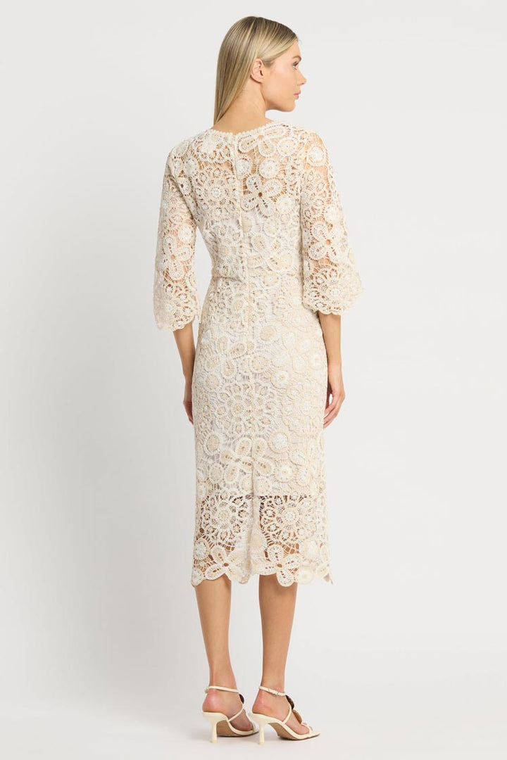 Nikki Dress in Ivory Natural