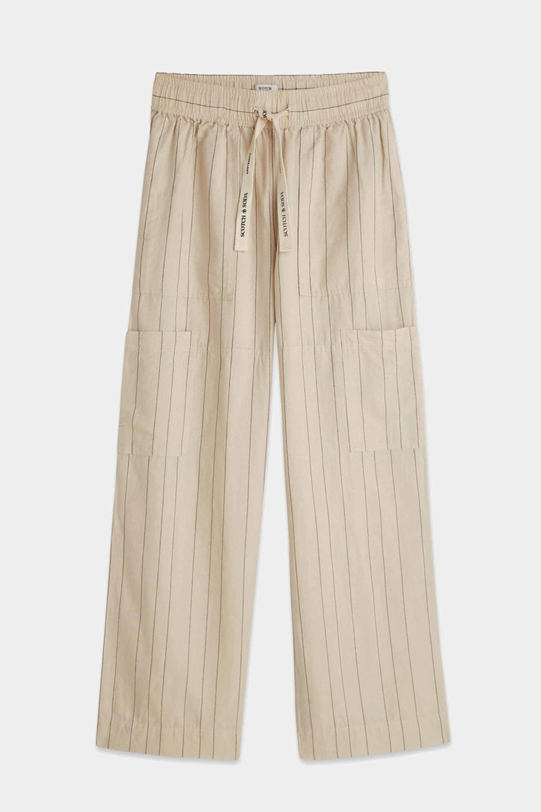 Noa High-Rise Wide Leg 30" Pants in Fog