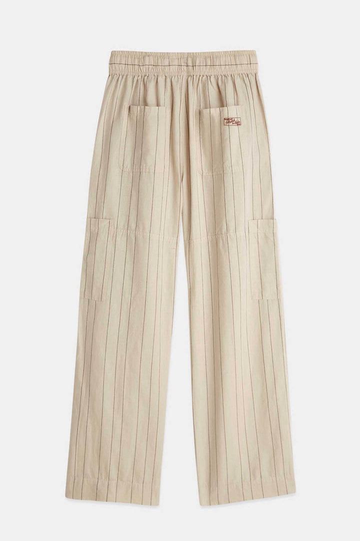 Noa High-Rise Wide Leg 30" Pants in Fog