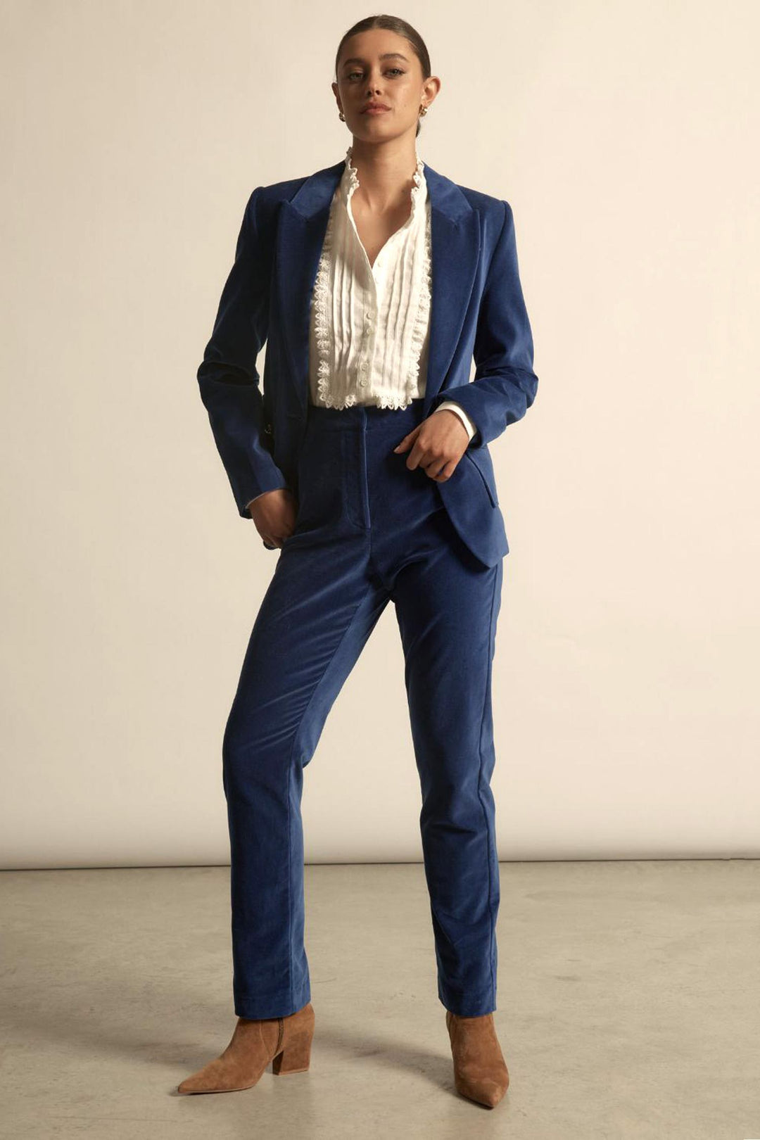 Noble Pant in Sapphire