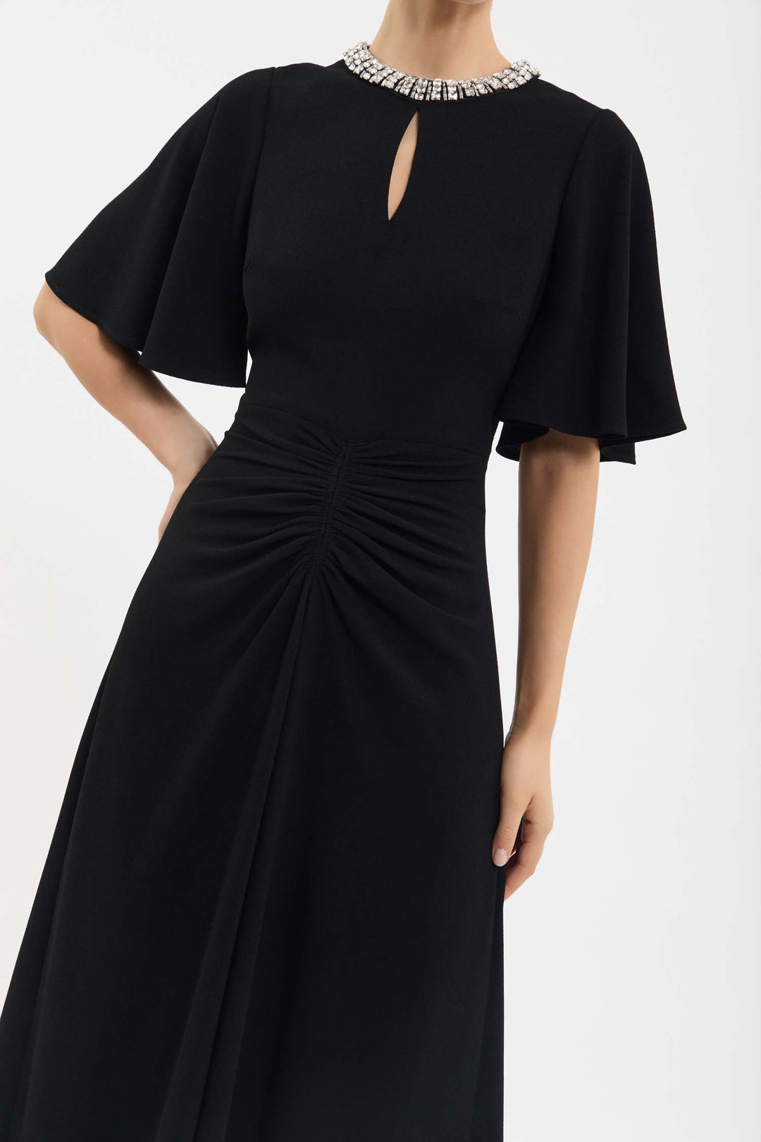 Noemie Midi Dress in Black