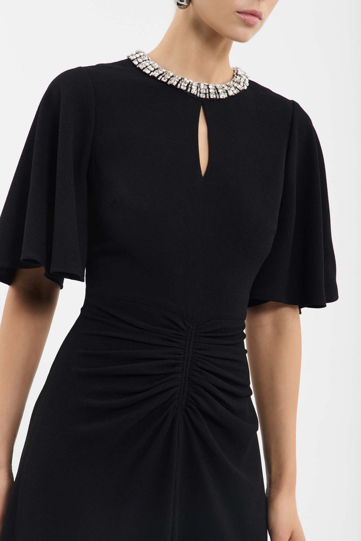 Noemie Midi Dress in Black
