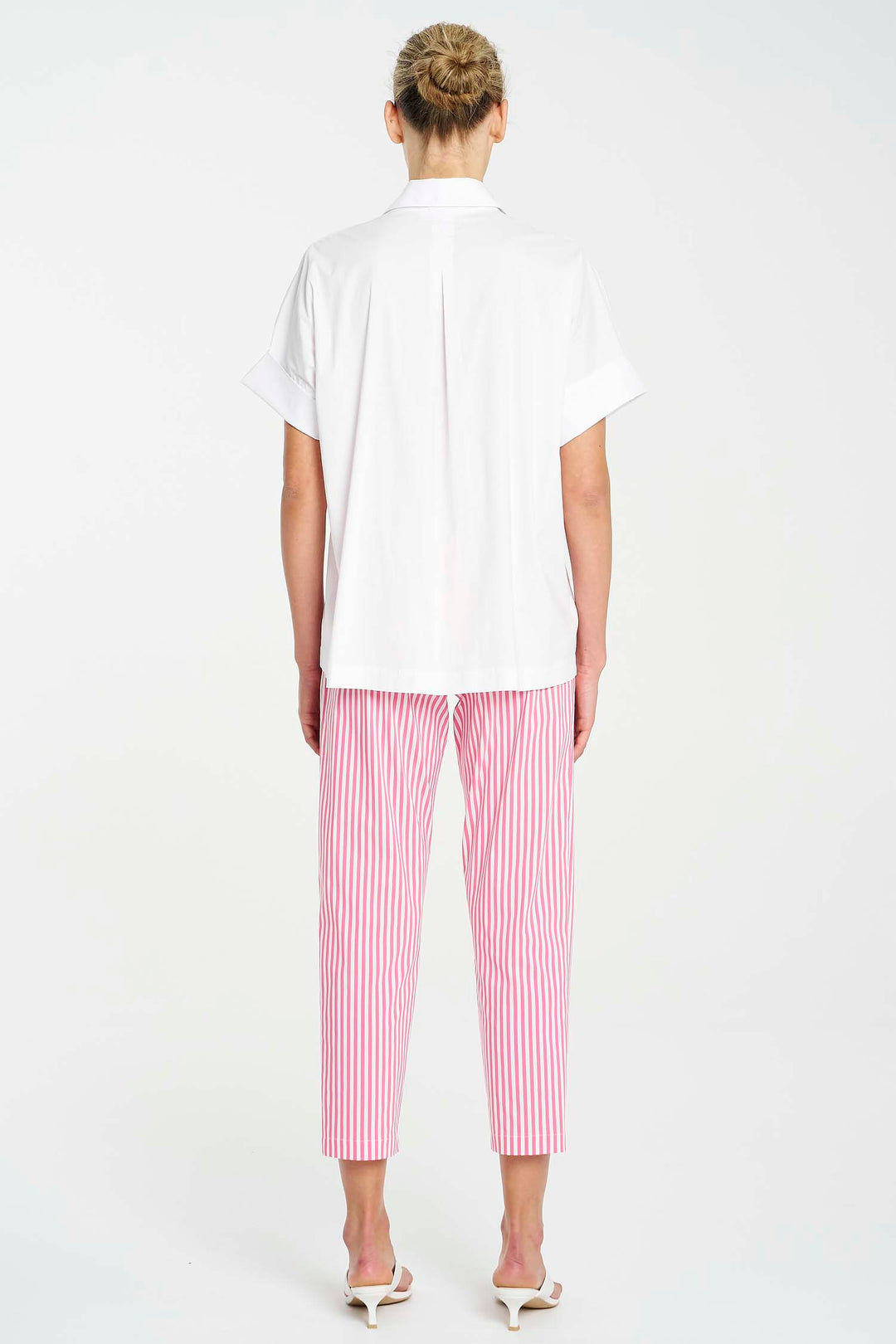 Nomad Pant in Hot Pink Stripe