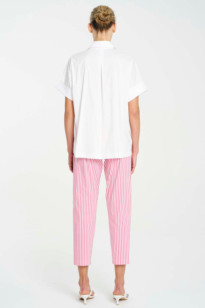 Nomad Pant in Hot Pink Stripe