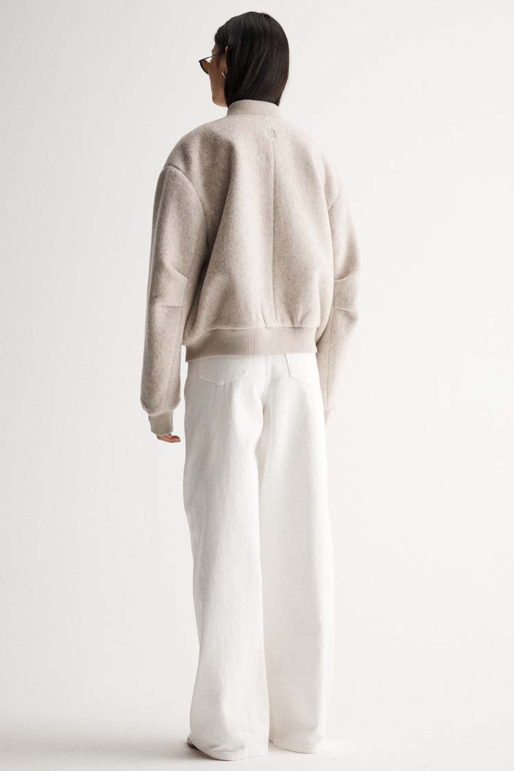 Nonnie Jacket in Ivory Marle
