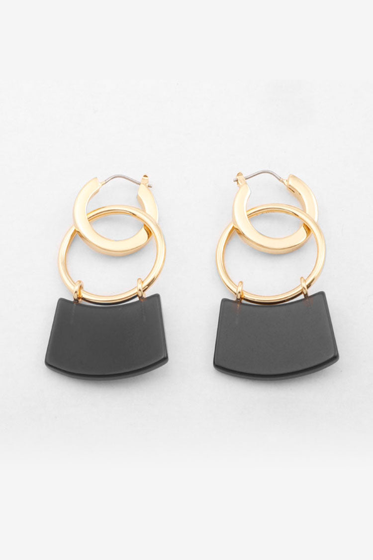 Nubla Drop Earring in Smoke - MISSING