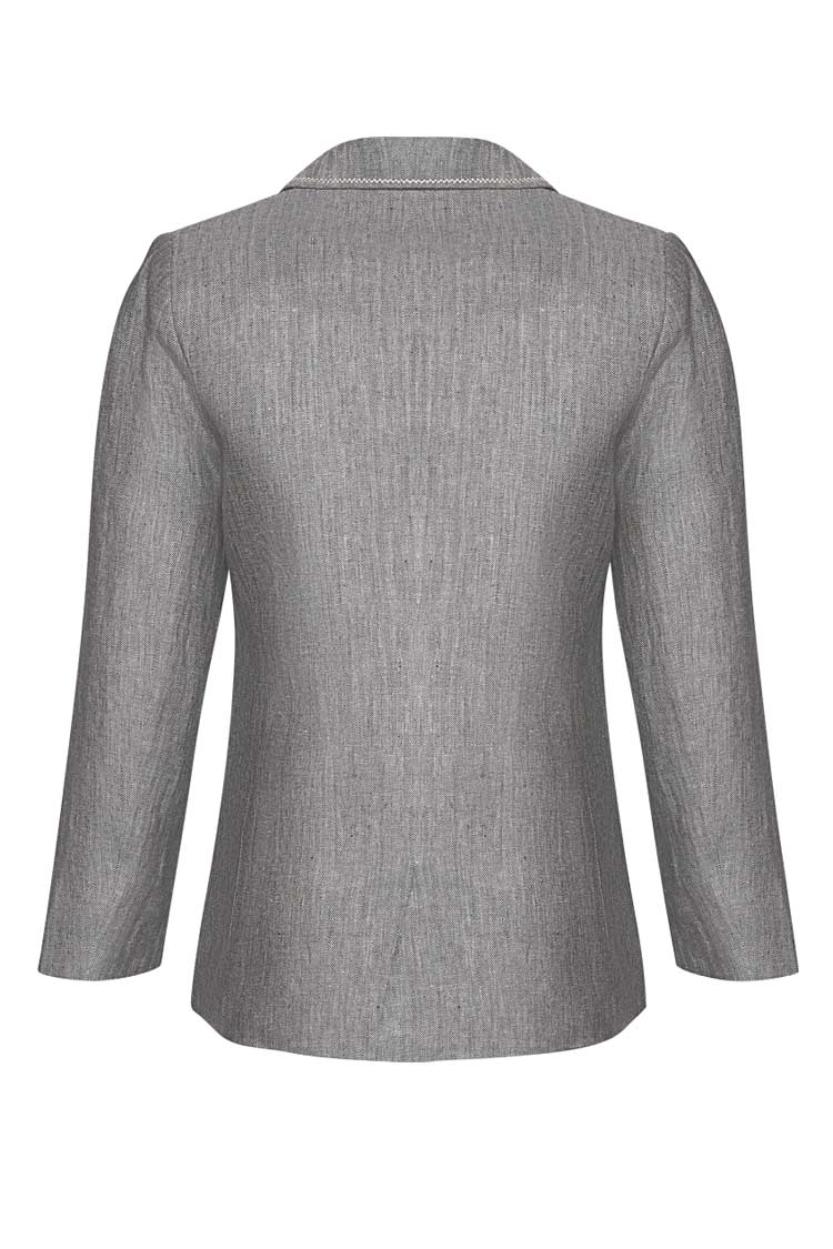 Oasis Blazer in Charcoal