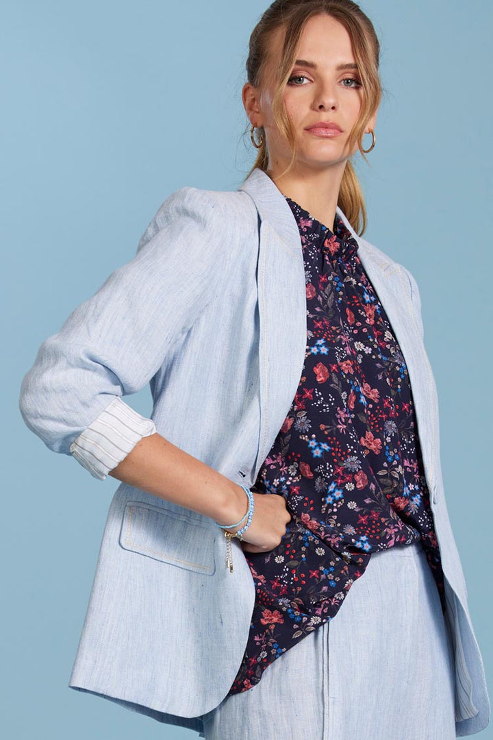 Oasis Blazer in Sky