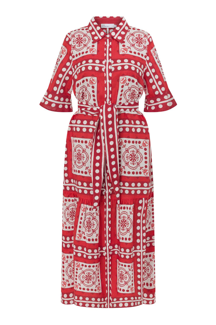 Oasis Dress in Poppy Scarf