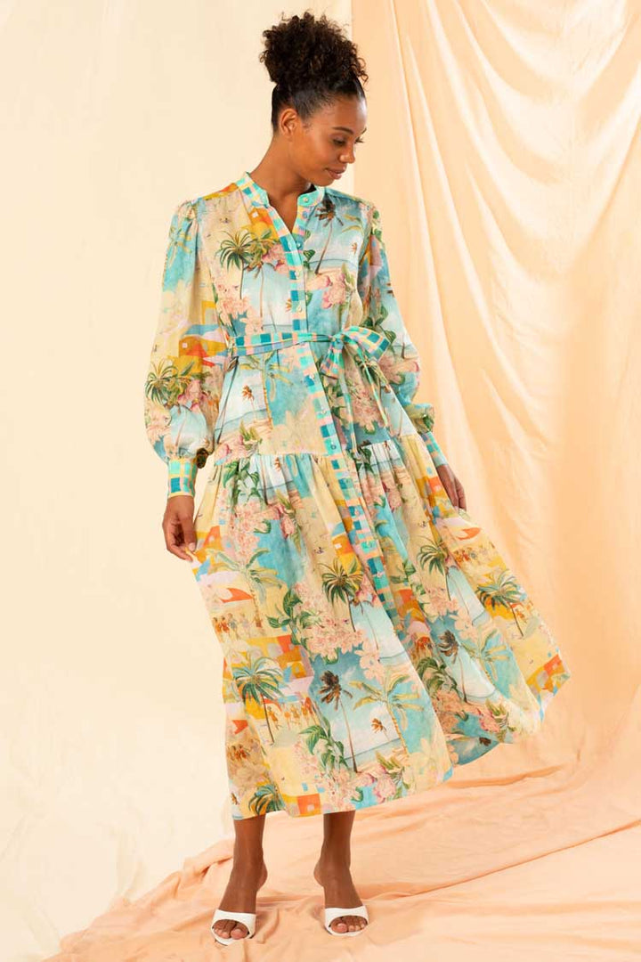 Oceana Maxi Shirtdress