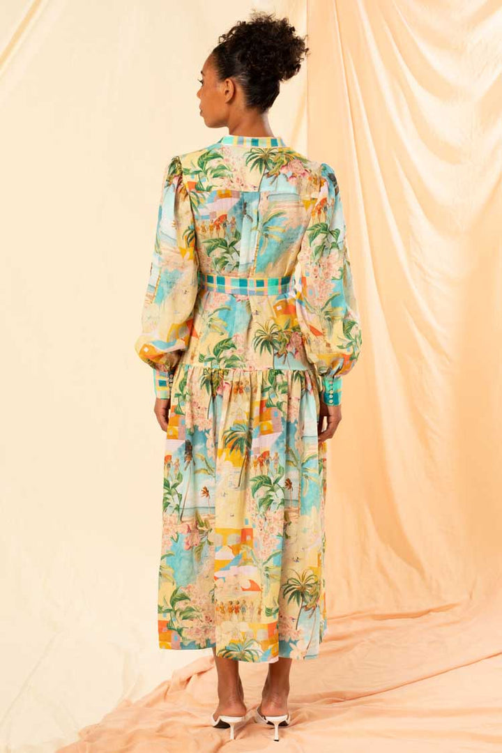 Oceana Maxi Shirtdress