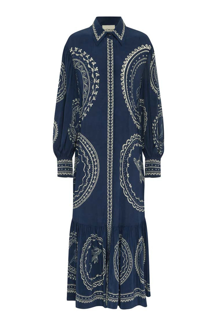 Oceane Silk Shirtdress
