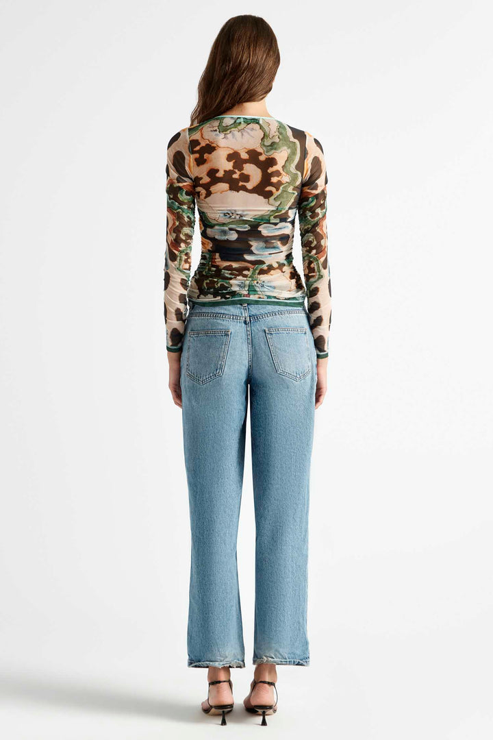 Odie Gathered Hook and Eye Top