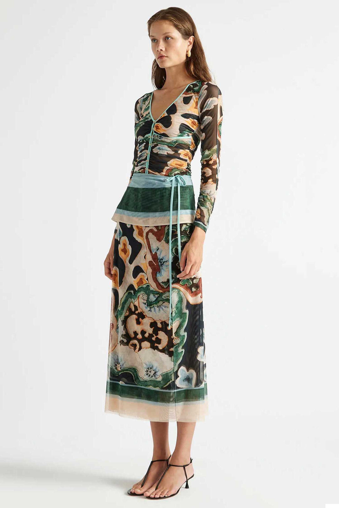 Odie Gathered Hook and Eye Top