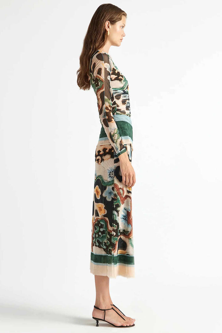 Odie Mesh Wrap Skirt