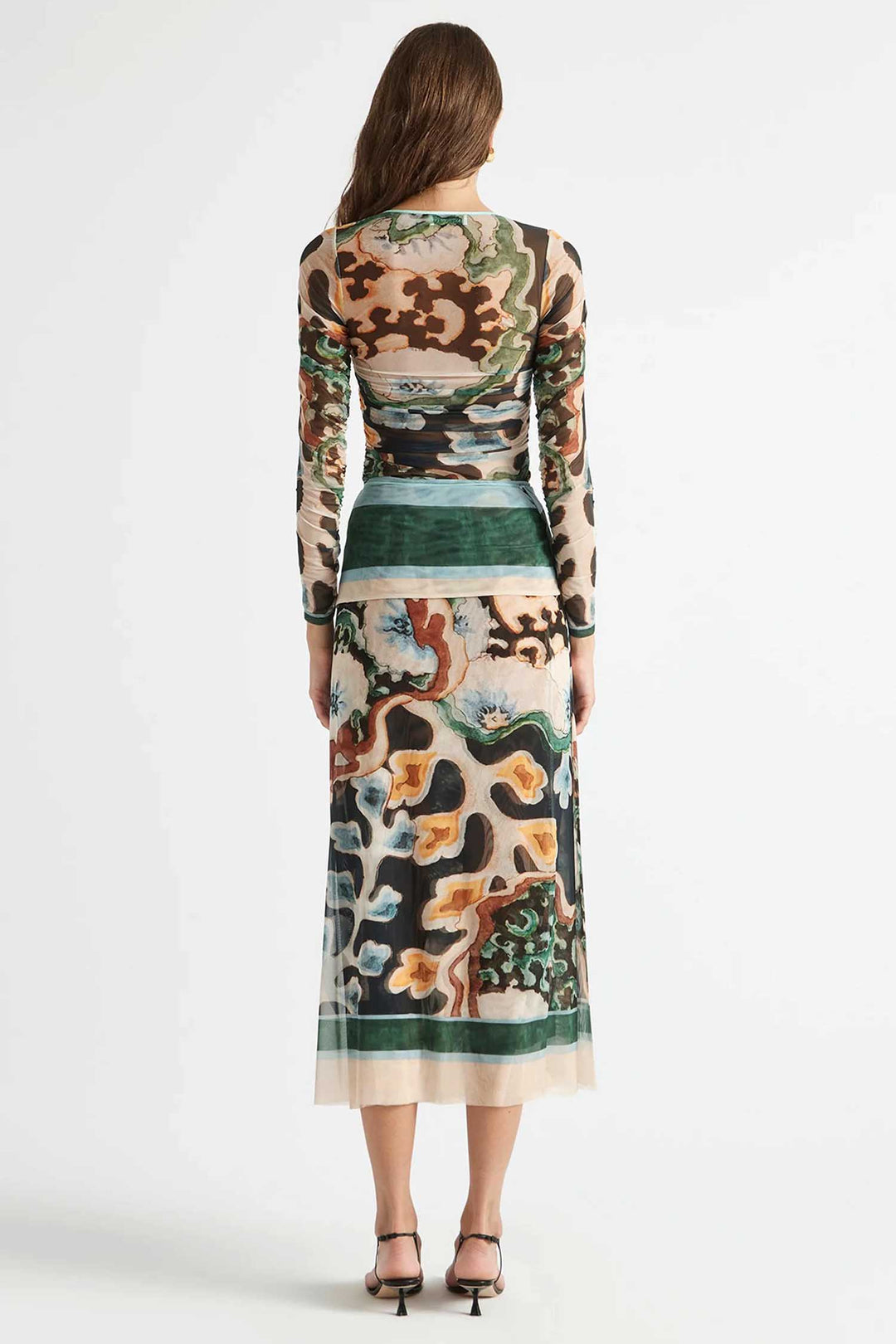 Odie Mesh Wrap Skirt