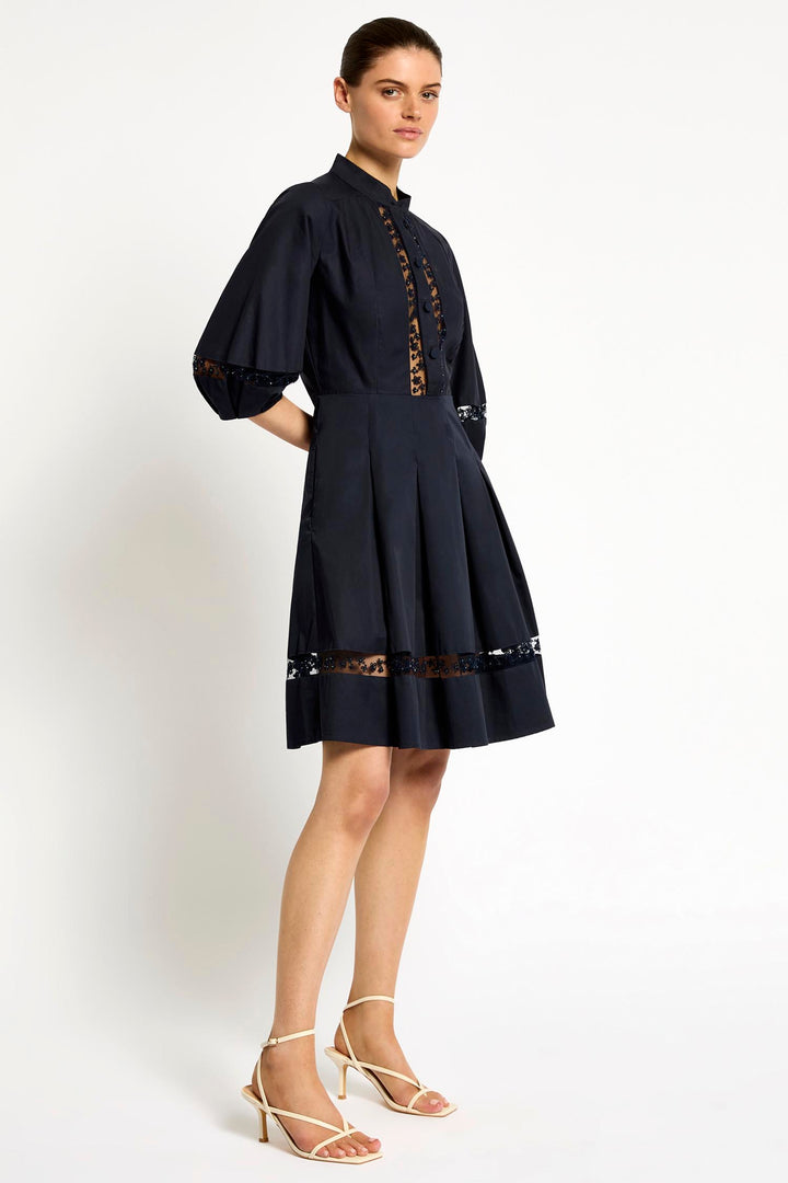 Olivia Short Dress in Navy