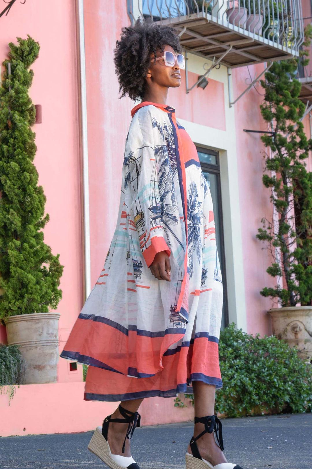 On Deck Dress in Marina