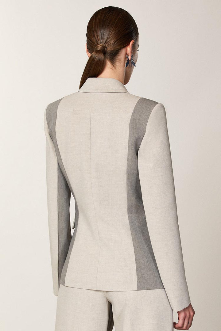 One Button Colourblock Blazer | FINAL SALE