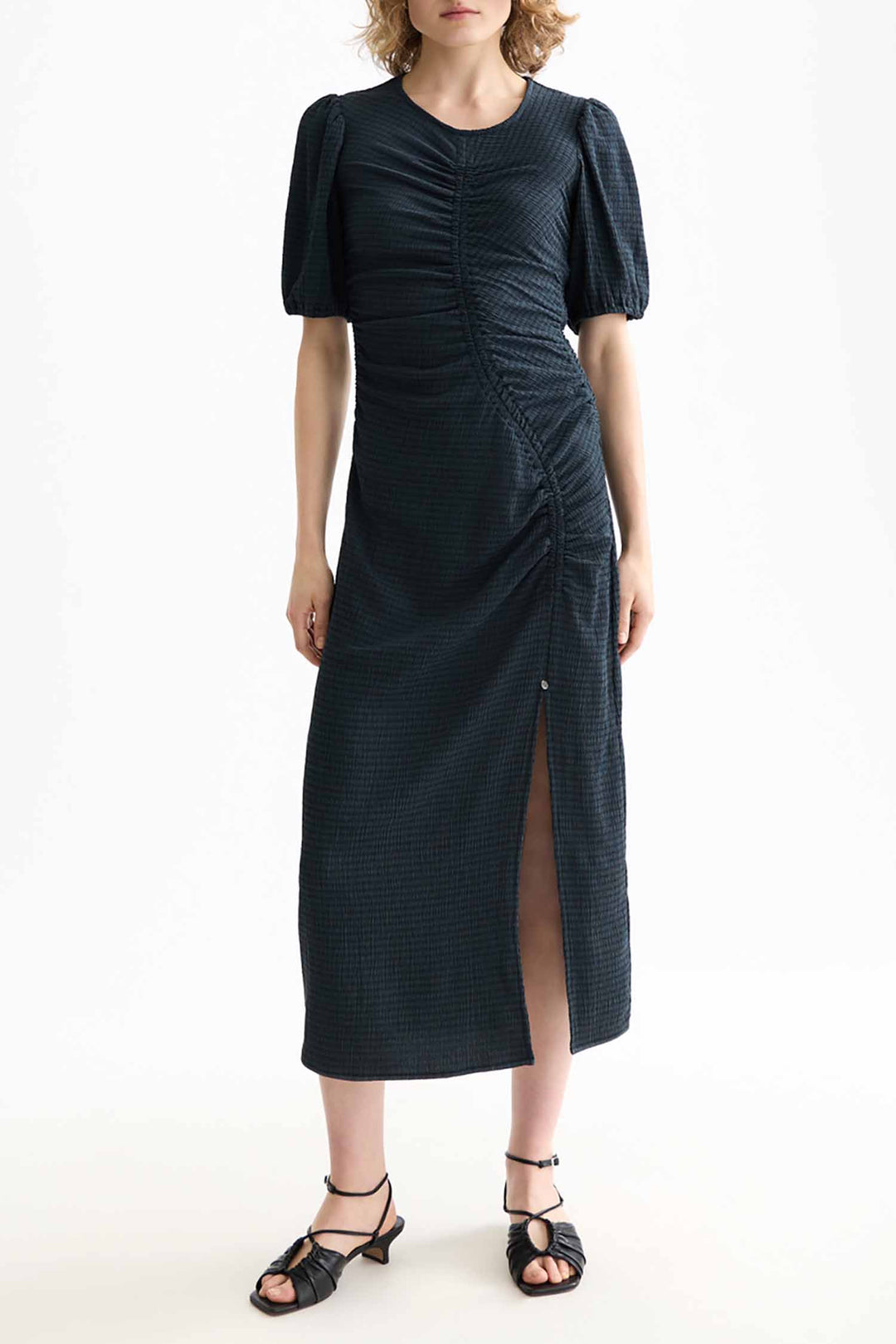 Jersey Midi Dress in Carbon
