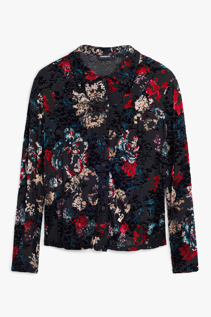 Oporto Textured Shirt in Black