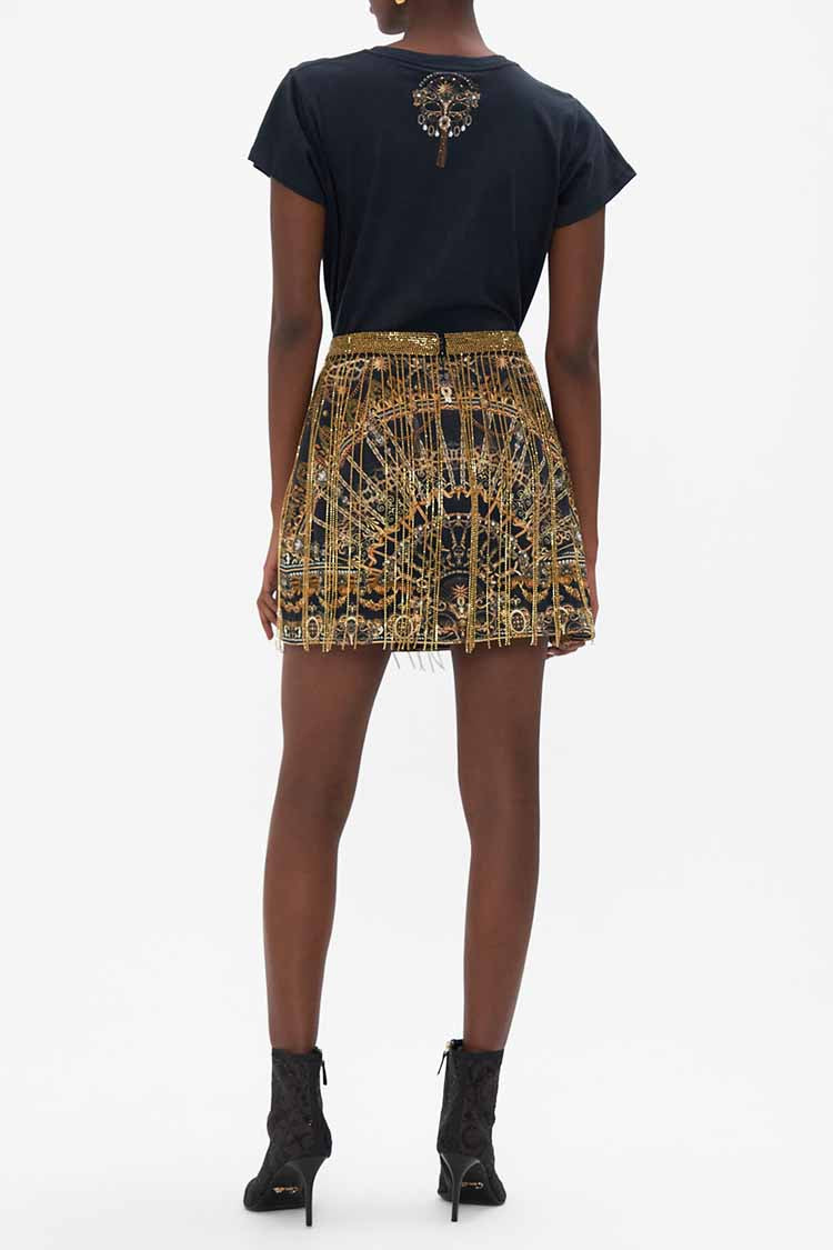 Organic Cotton Slim Fit Tee in Masked Moonlight