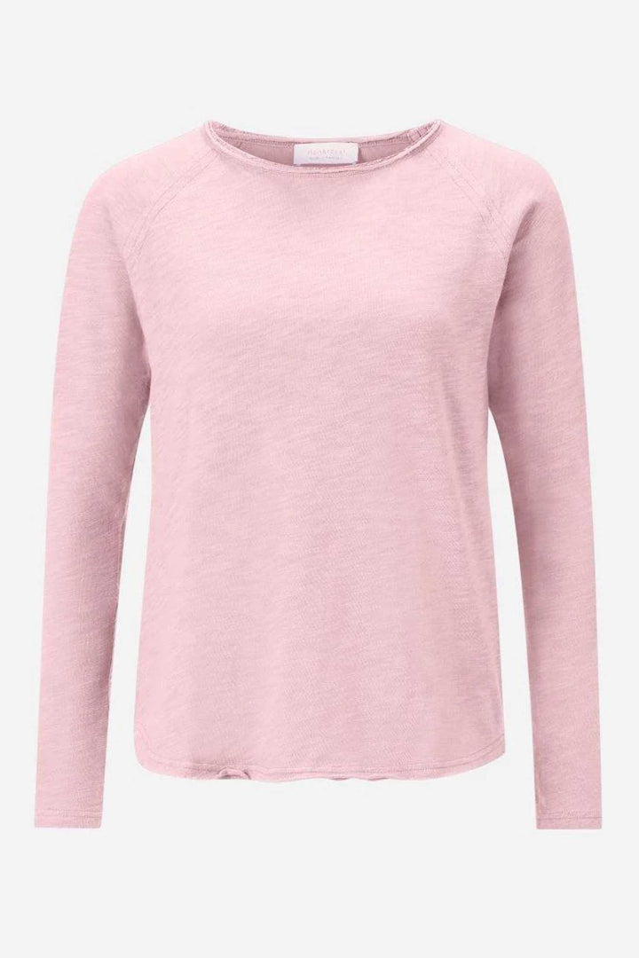 Organic Heavy Jersey LS in Rose Water