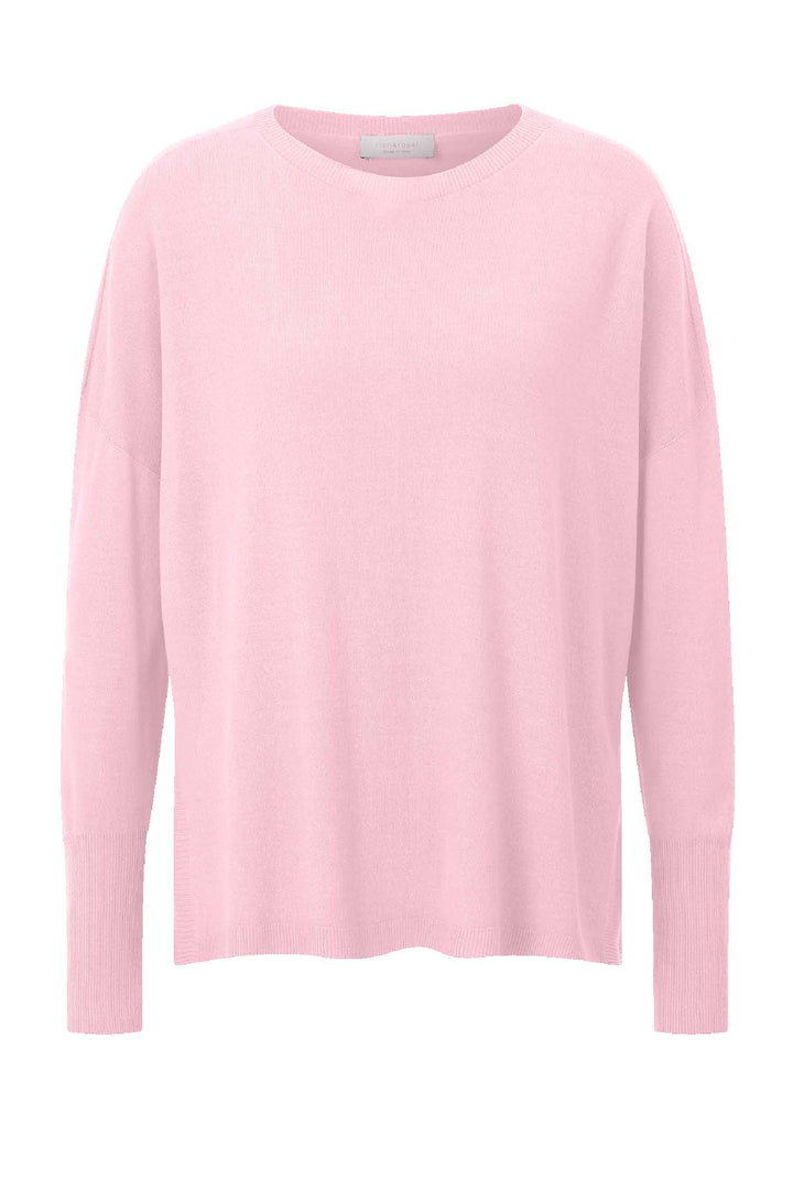 Organic Rib LS T-Shirt in Strawberry