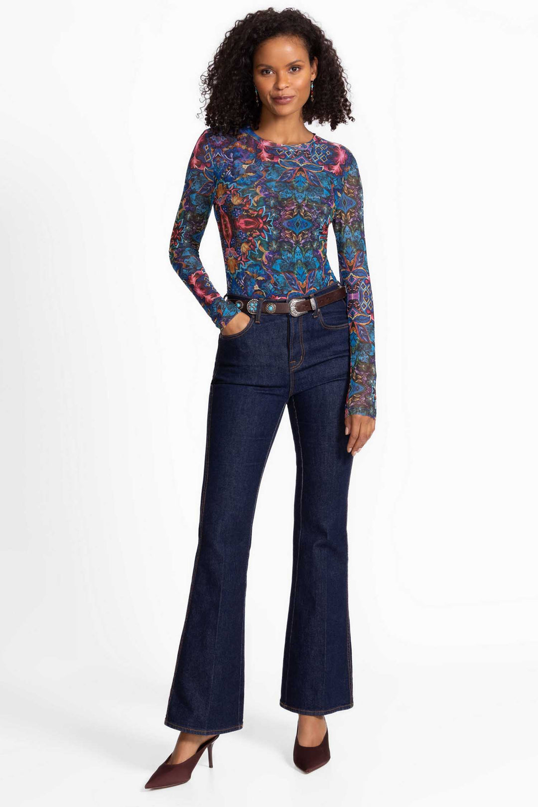 Ottalie Natalie LS Mesh Tee