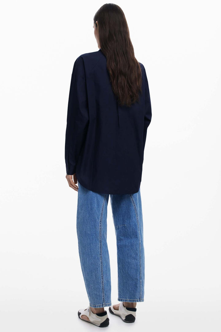 Oversized Arty Floral Shirt