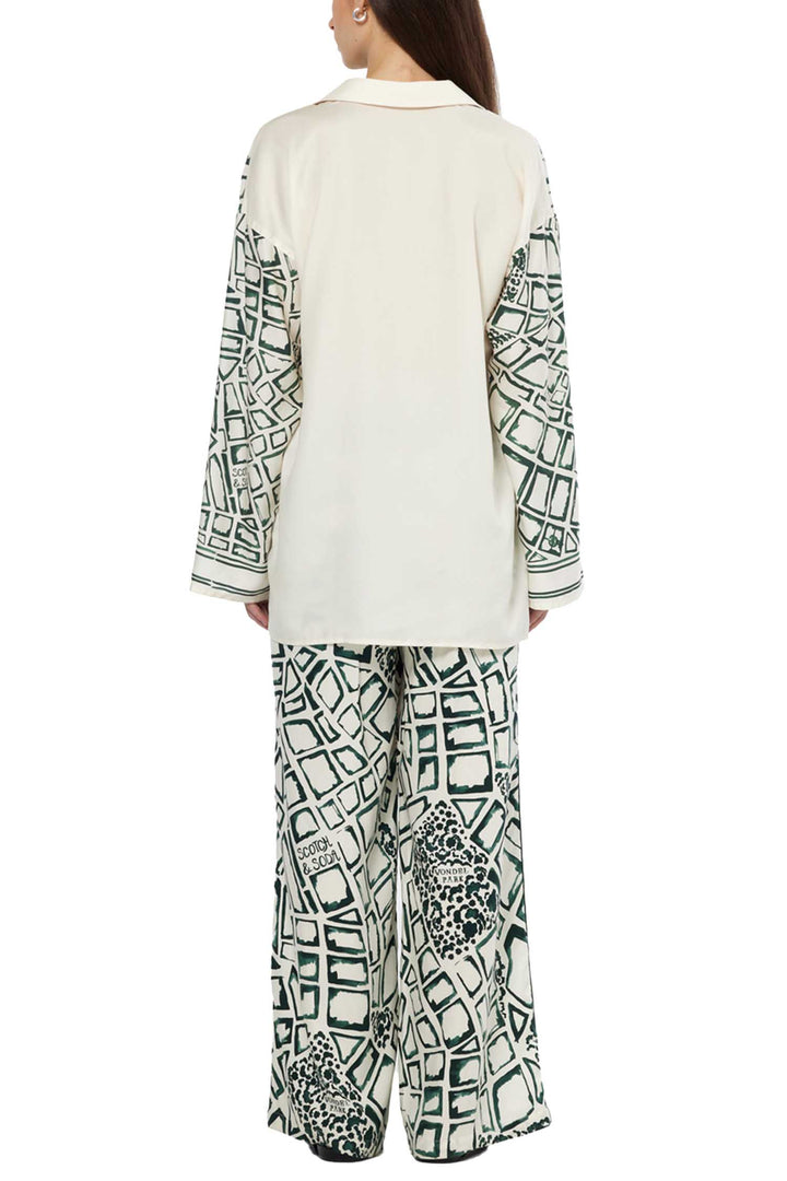 Oversized Printed Shirt in Nieuw Amsterdam