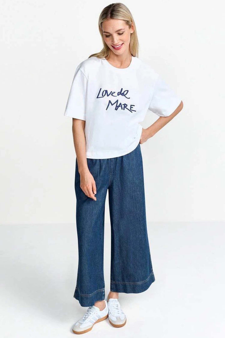 Oversized T-shirt w Love de Mare Print