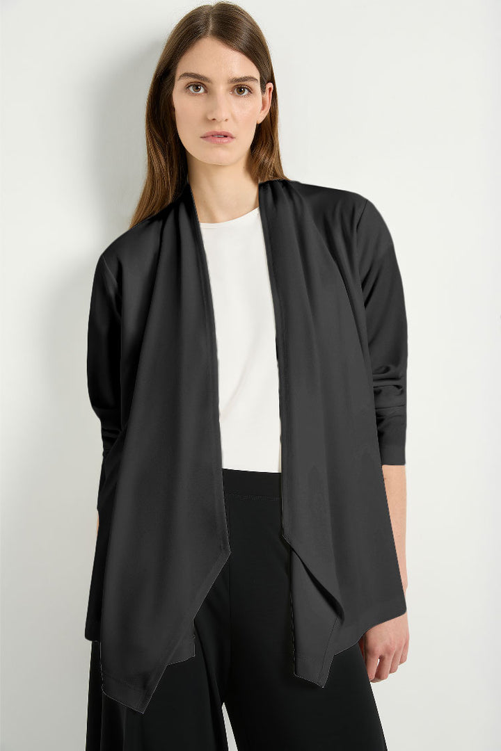 Peak Knit Jacket in Black