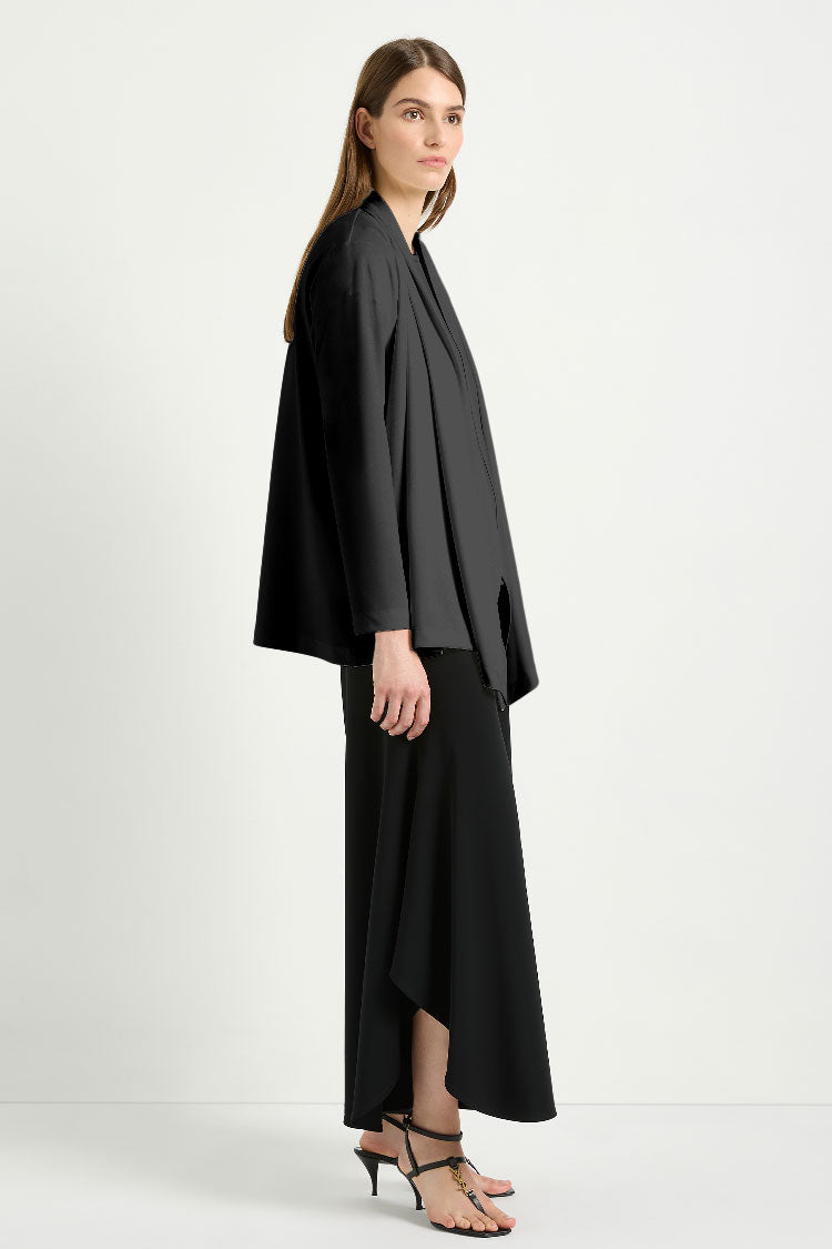 Peak Knit Jacket in Black