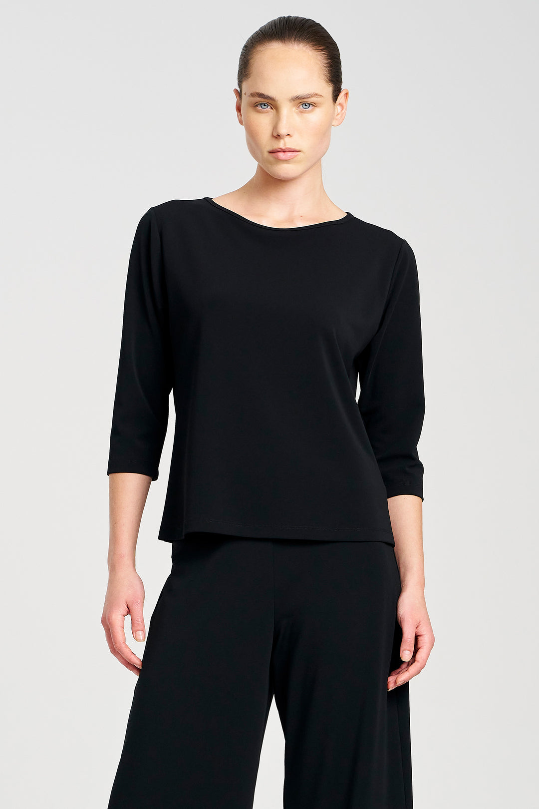Powder Boat Neck in Black