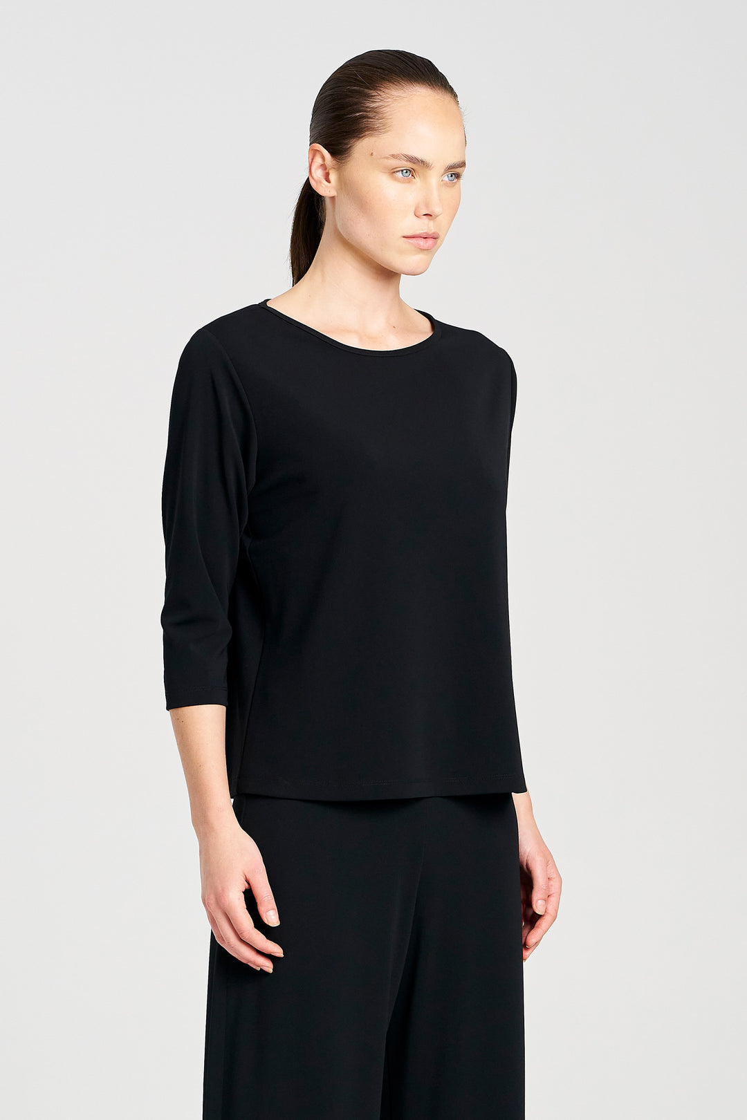 Powder Boat Neck in Black