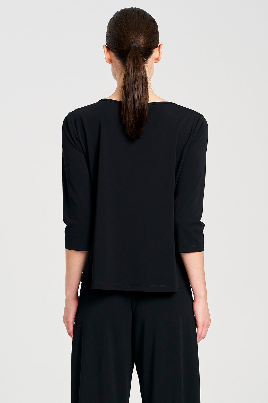 Powder Boat Neck in Black