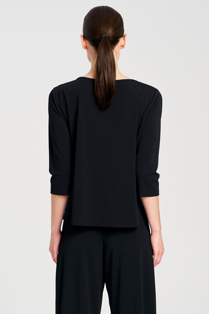 Powder Boat Neck in Black