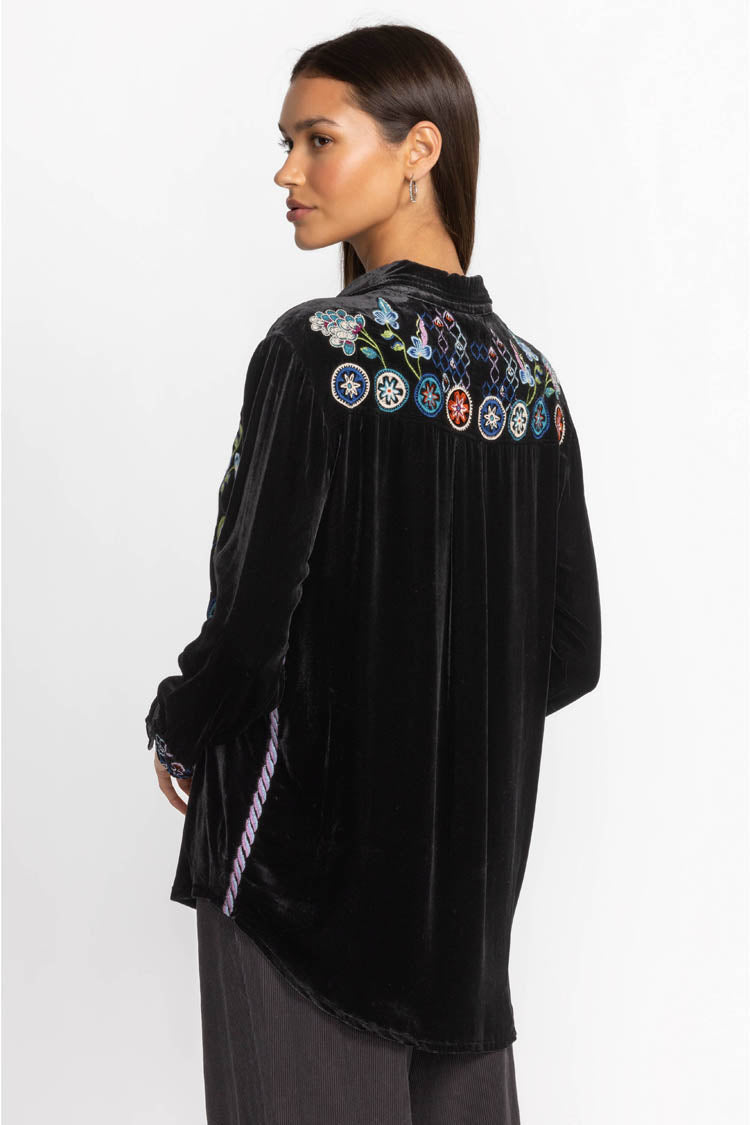 Pacifica Velvet Oversized Shirt