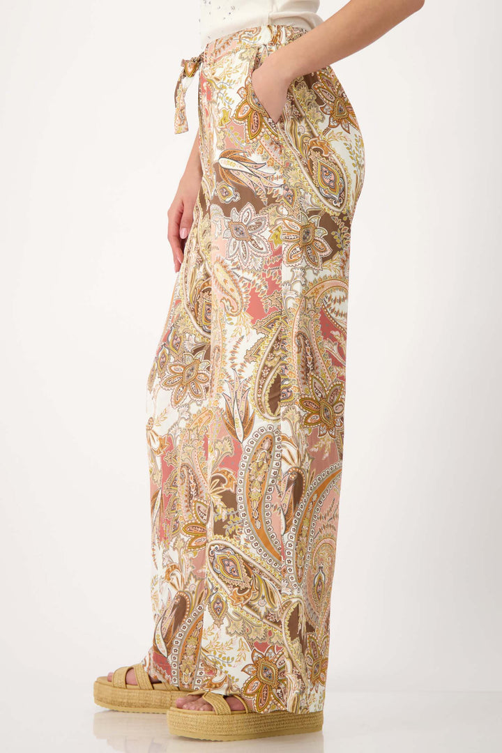 Lea Paisley Pants in Mocca