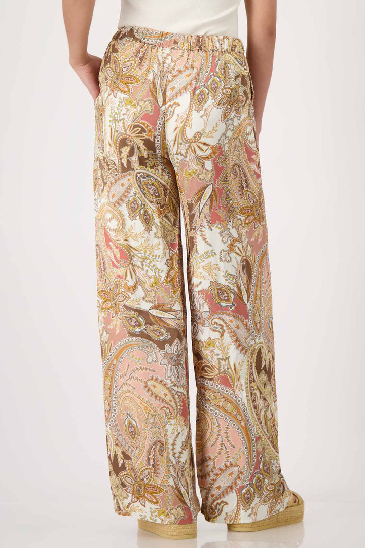 Lea Paisley Pants in Mocca