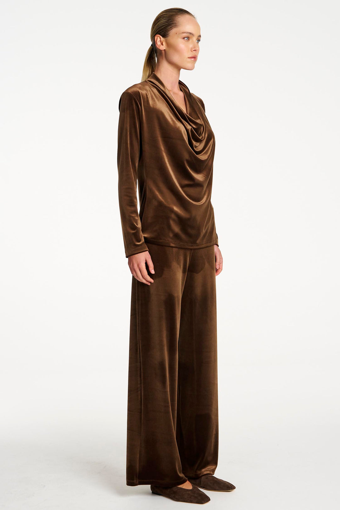 Palazzo Pant in Nutmeg