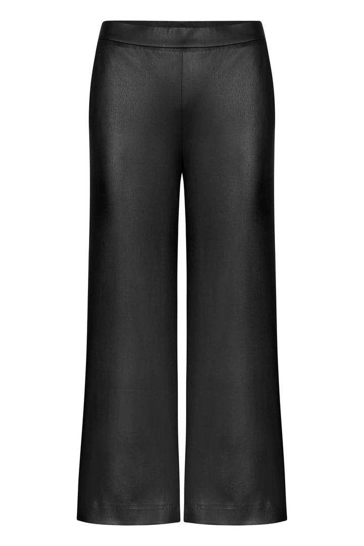 Palina 6/8 Vegan Leather Jersey in Black