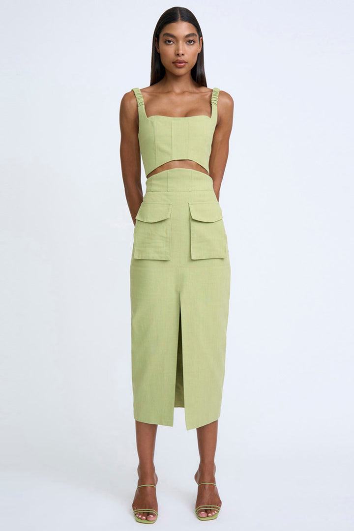 Panelled Cargo Bustier
