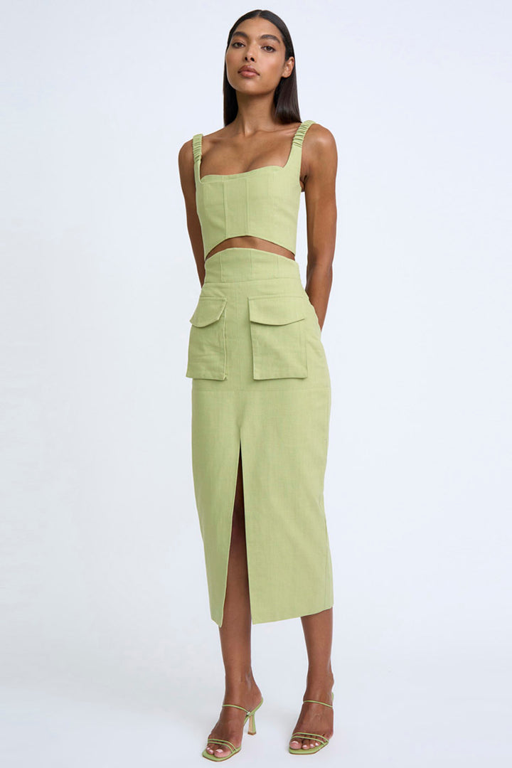Panelled Cargo Bustier