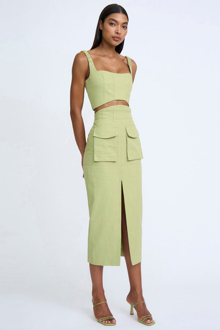 Panelled Cargo Bustier