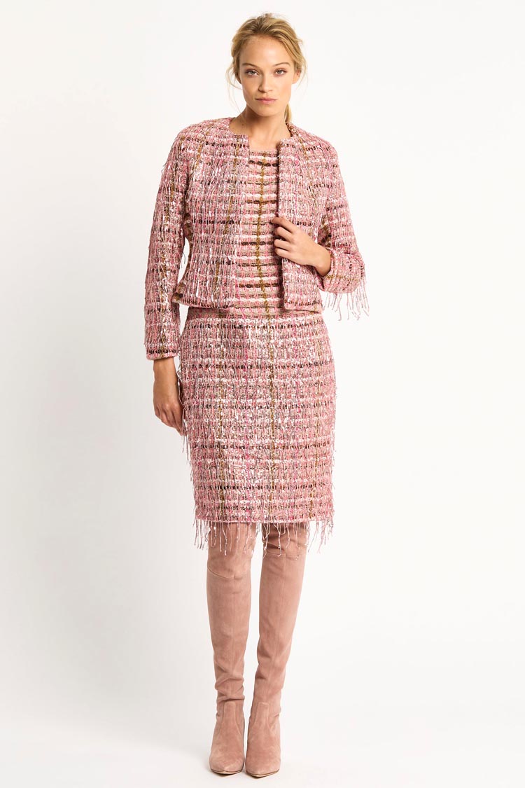 Paris Fringed Sequin Tweed Jacket | FINAL SALE